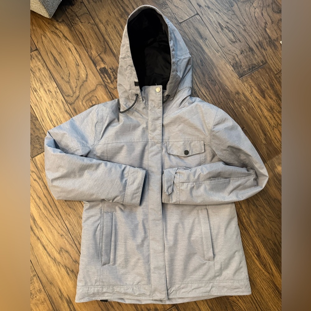 Roxy Women's Billie WarmFlight Insulated Ski Snow Jacket Heather Grey X-Large